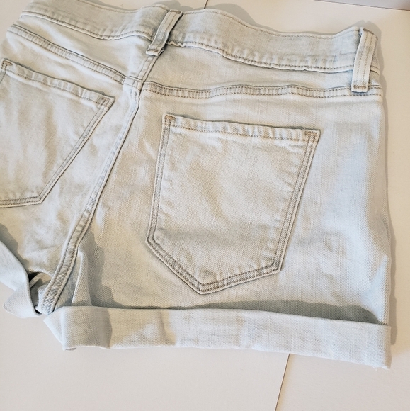 Old Navy (Lot Of 2) Boyfriend Jean Shorts Size 4 High Rise Medium & Lig… - Picture 14 of 14
